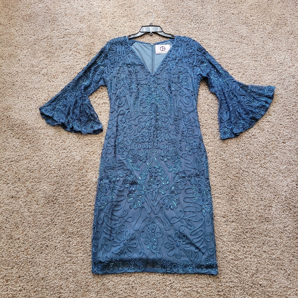 Blue beaded JS Collections size 12